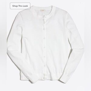 J. Crew Classic cotton cardigan sweater